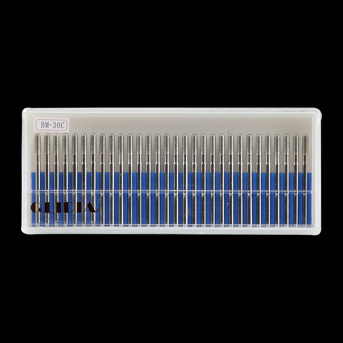 QLIDIA Diamond Mounted Points Diamond Burrs Set Jade Carving Nail Grinding Head