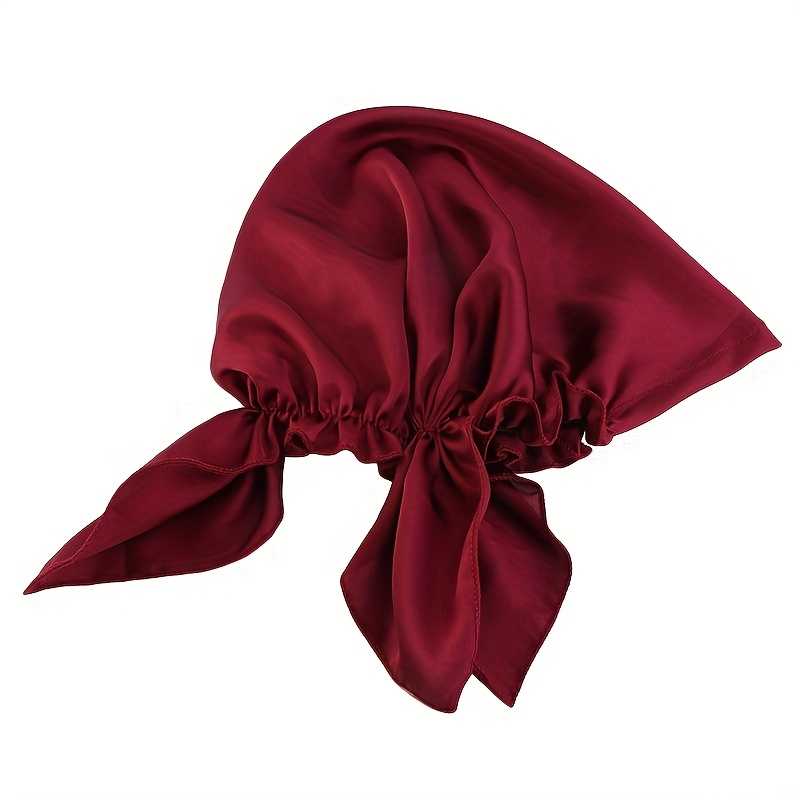 Satin Silky Sleeping Cap for Comfortable Sleep