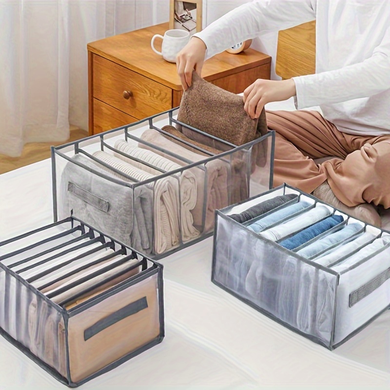 Clothes Drawer Storage Box Durable Drawer Basket For Clothes - Temu