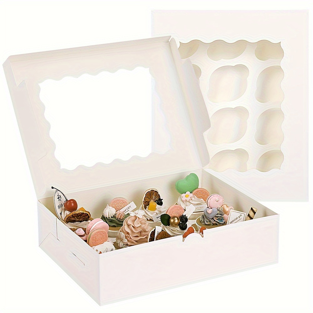 Gift Boxes Bakery Boxes With Clear Window Pie Boxes - Temu