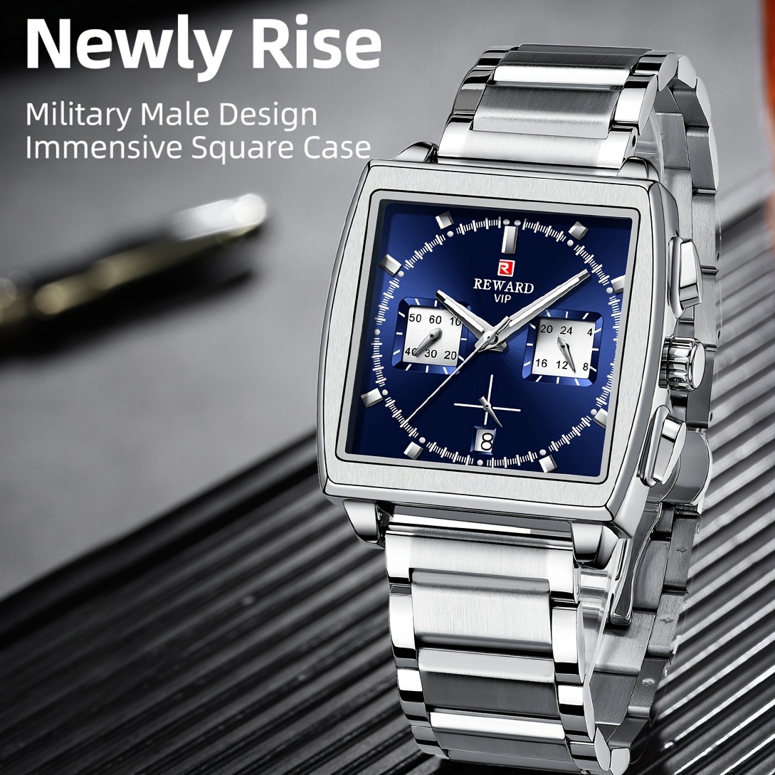 Nuevo Reloj de lujo para hombre de marca superior con caja, relojes de  cuarzo de negocios