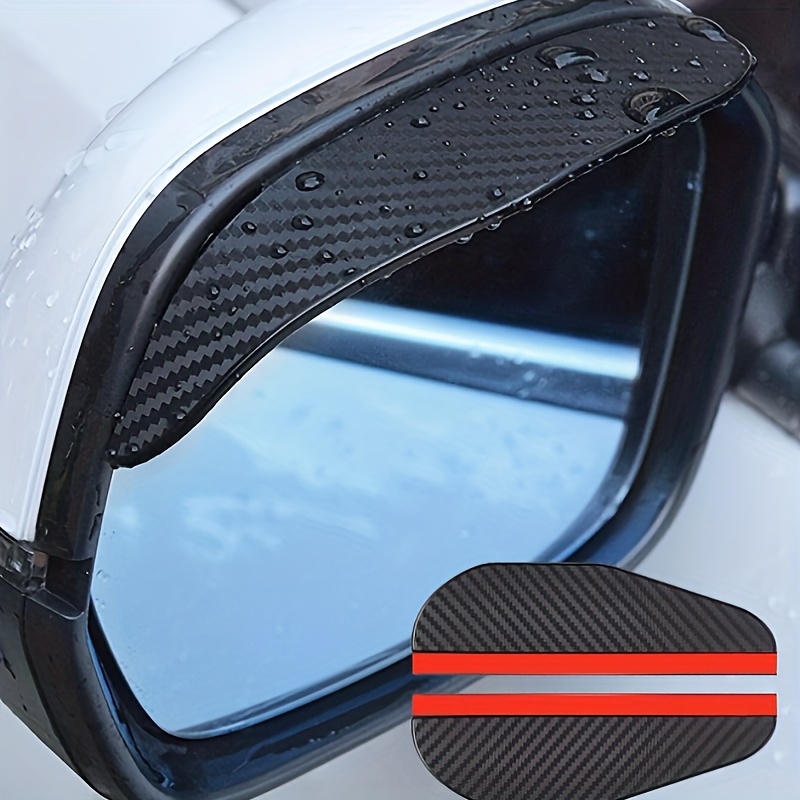 Praktisch Autospiegel Regen Augenbraue Ersatz Kohlefaser + PVC