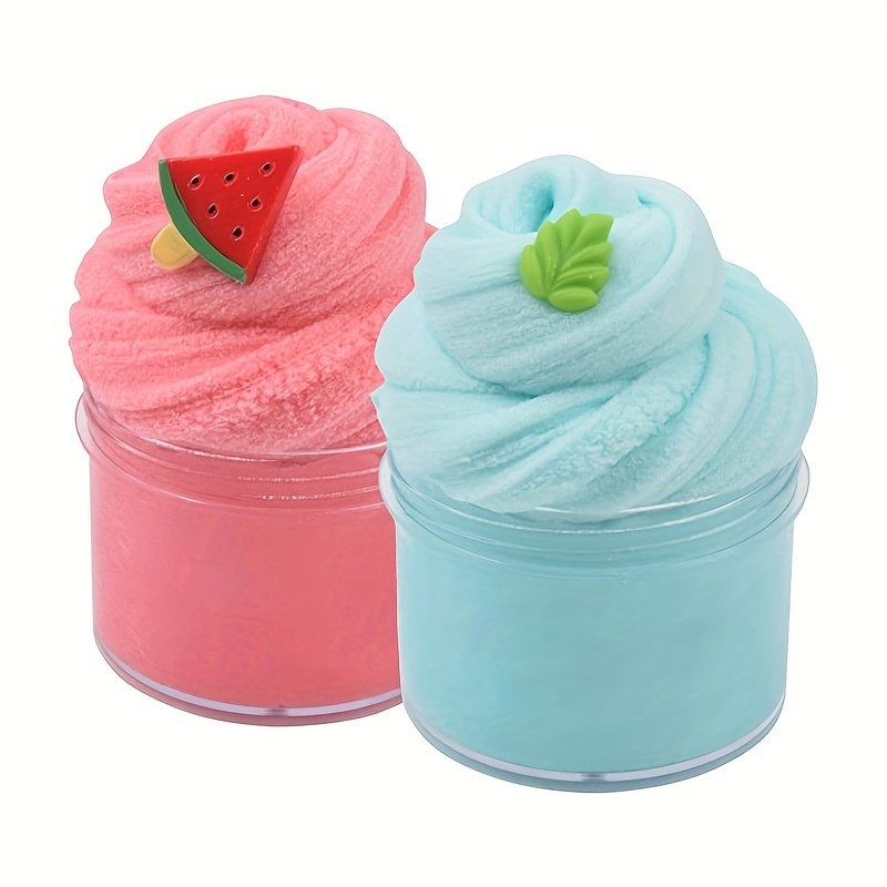 3pcs Scented Slime Kit DIY Antistress Watermelon Ice Cream Slimes Making  Set Party Favors Stretchy Decompression Christmas Gift