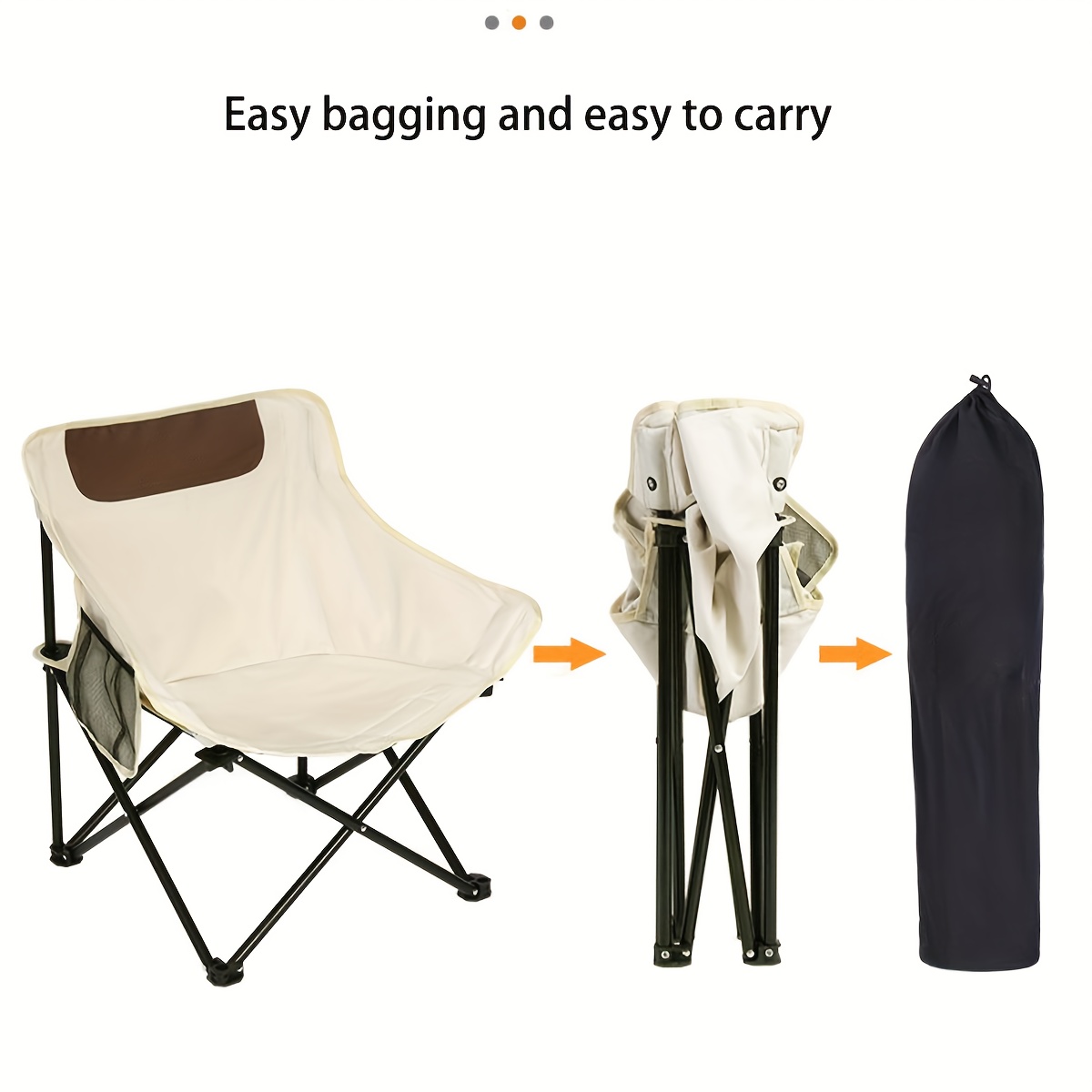 Portable Folding Moon Chair for Outdoor Camping & Picnic