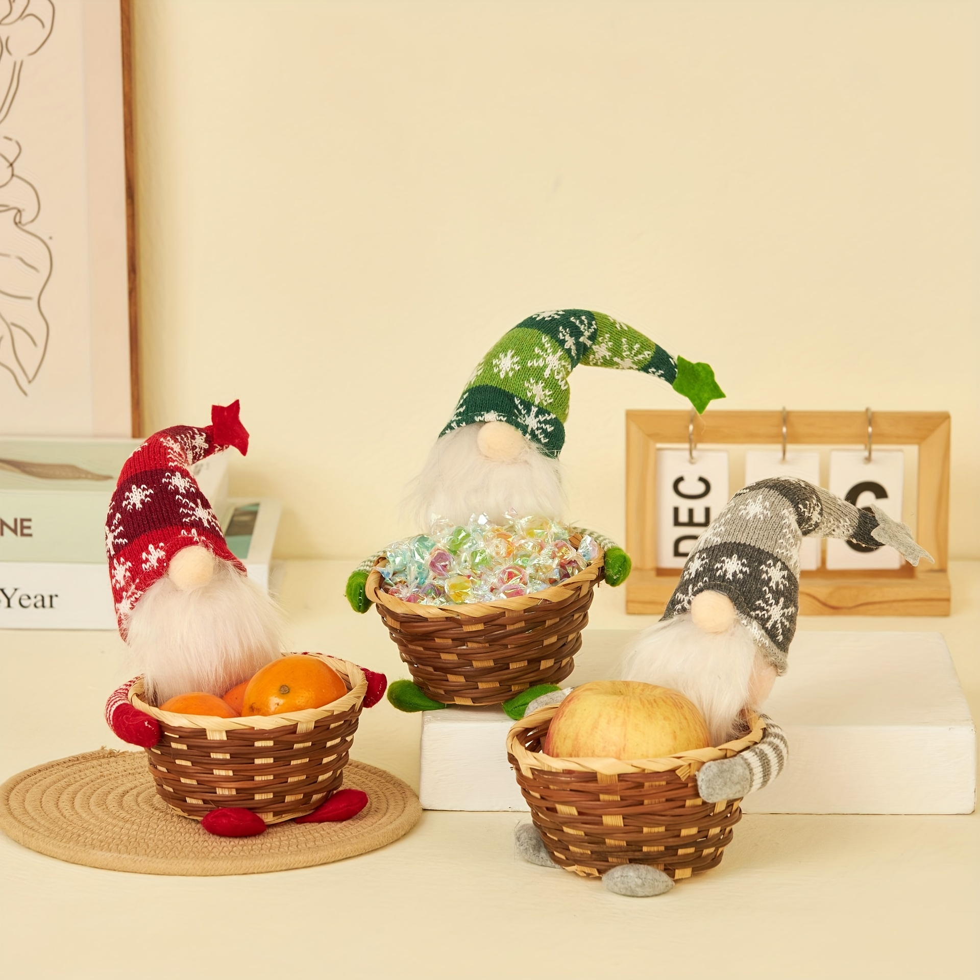 Mini cestas tejidas con asas, cesta pequeña de granja, cesta de regalo de  dulces de boda, cesta de almacenamiento para regalos de boda, fiesta