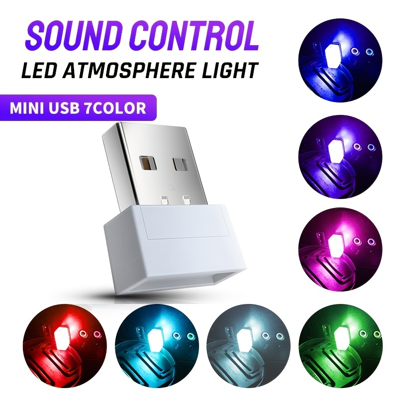 Led Auto USB Atmosphäre Licht Dj Rgb Mini Bunte Musik Sound Licht