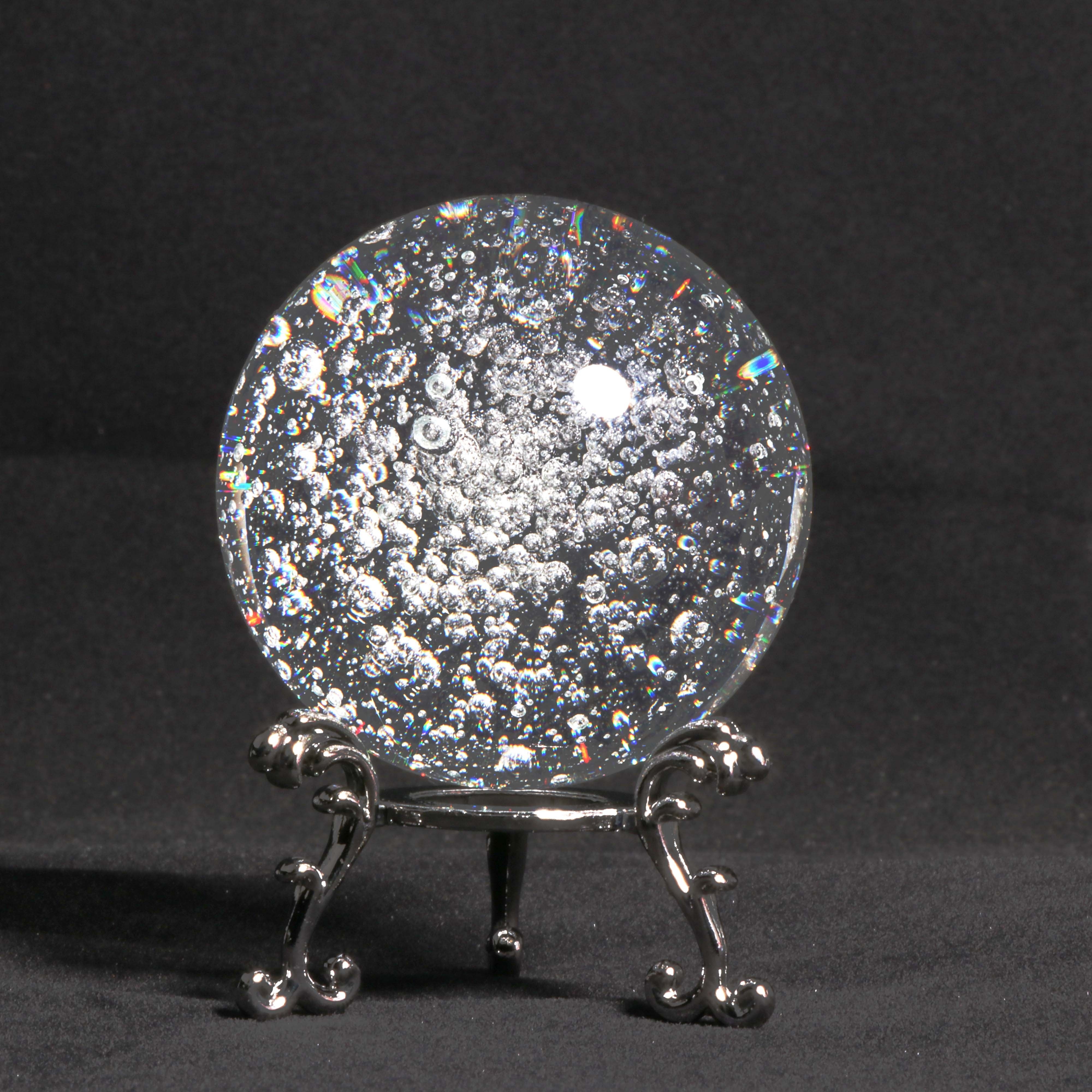 Bola De Cristal Con Soporte Decorativa Mistico Adivinacion Feng