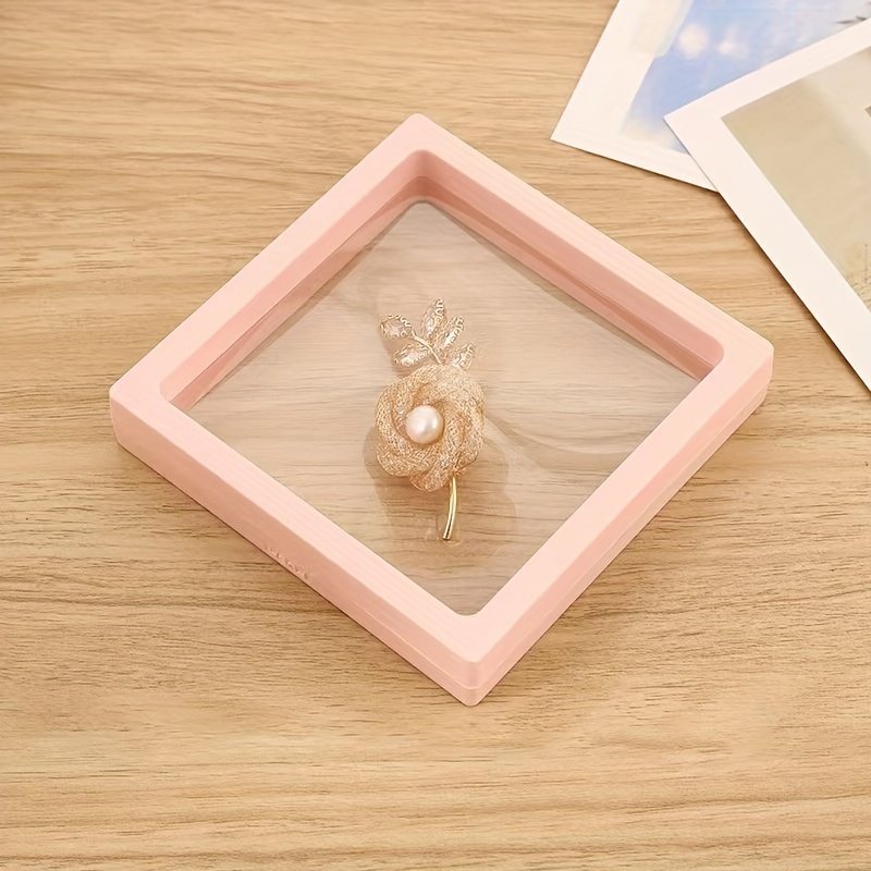 Pe Film Jewelry Storage Box Thin Film Suspension Jewelry - Temu