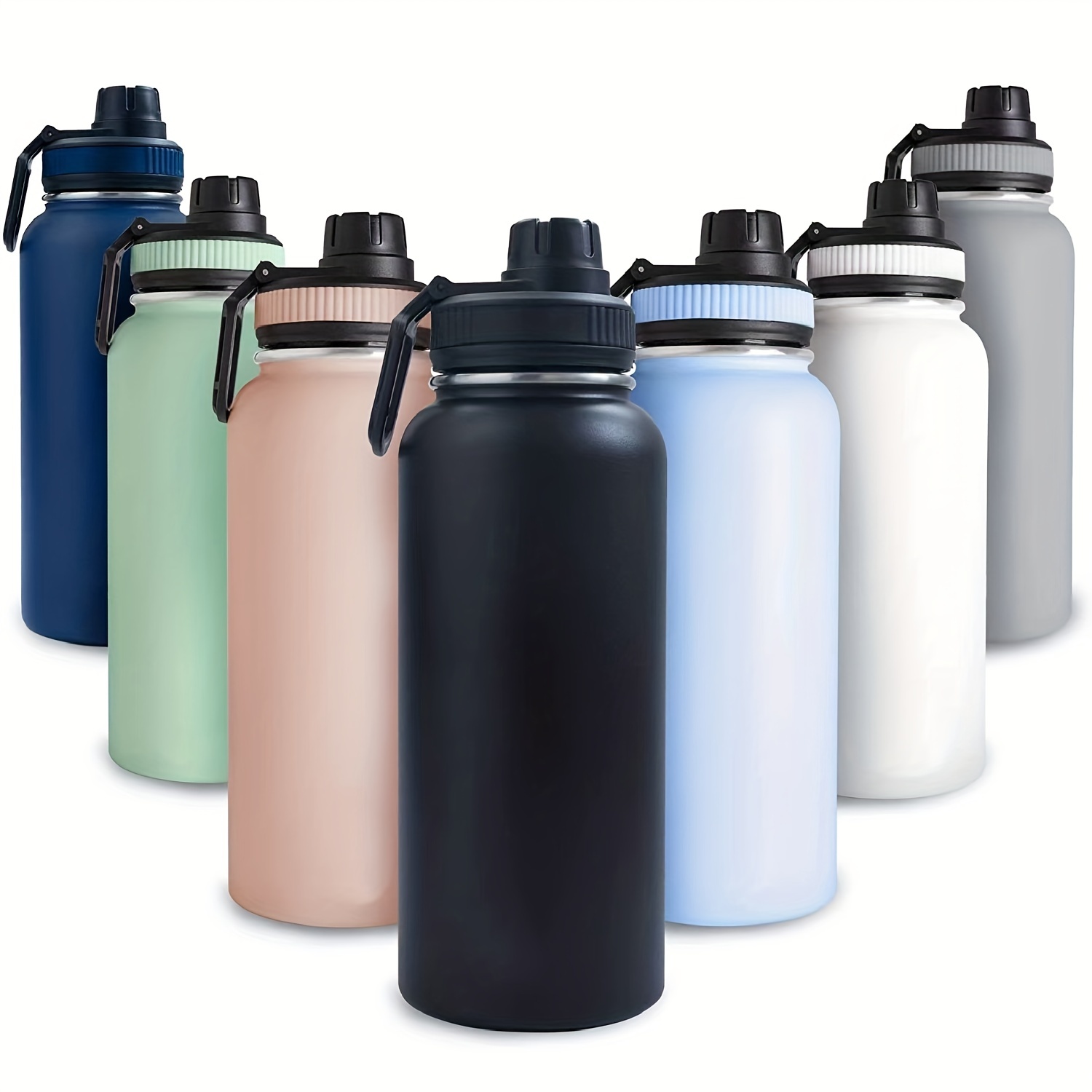 Stainless Steel Insulated Water Bottle Big Belly Cup Vacuum - Temu