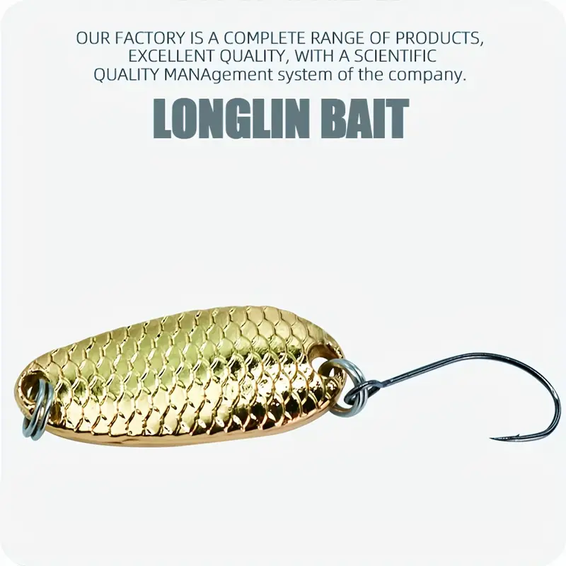Long Casting Sinking Spoon Sequin Bionic Bait Electroplated - Temu