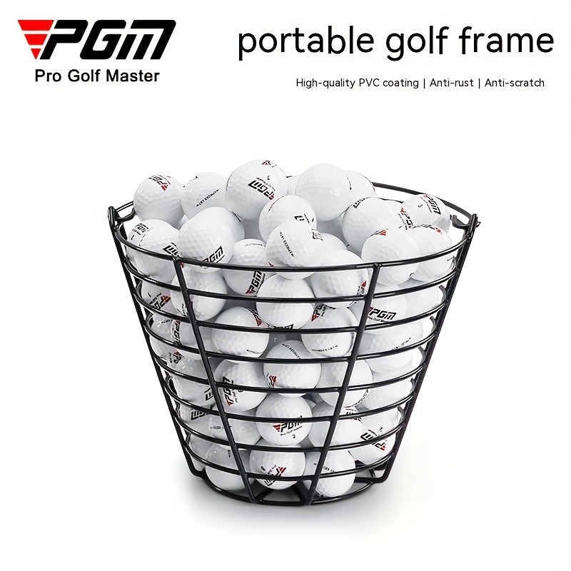 

Pgm Golf Ball Basket With 50 Golf Balls, Multi- Basket, Pgm