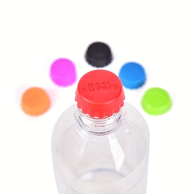 Reusable Silicone Bottle , Sealed Beer Lid, Kitchen Vinegar Soy Sauce Bottle,  Soda Cola Wine Preservation Lid,reusable Practical Colorful Wine Stopper  For Wine Beer Beverage Bottle, Food Storage - Temu