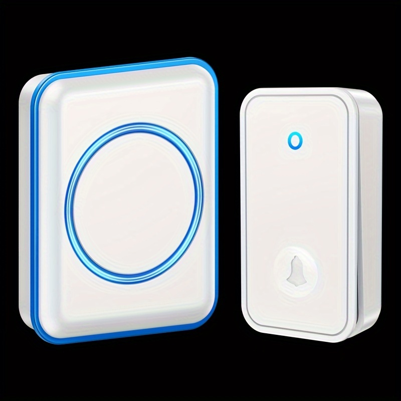 Wireless Doorbells For Home, Ip65 Waterproof Classroom Doorbell Ringer  Wireless With 60 Ringtones And Level 5 Volume, Range Self Powered Doorbell  Kit With Led Flash, Easy To Install - Temu