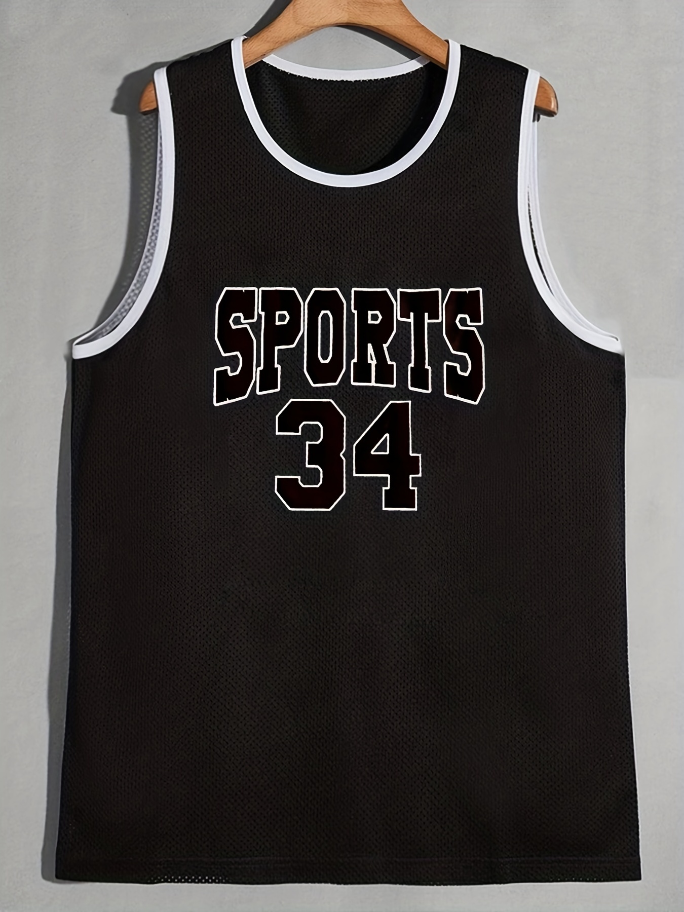 3D Casual Basketball-Player-Logo-Graphics 8/24 Mesh Athletic Sports Basketball  Jersey Fashion Tank Top Suitable for Mens/Kid 