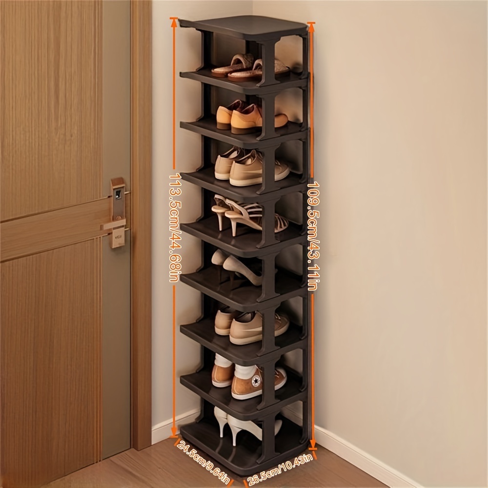 Multi-layer Shoe Rack, Folding Stackable Shoe Storage Shelf