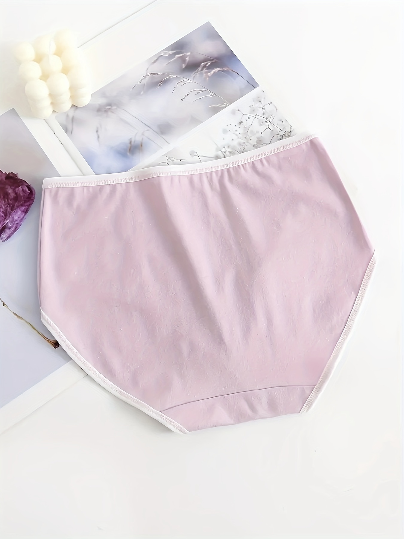 Simple Cotton Panties Comfy Breathable Stretch - Temu Philippines