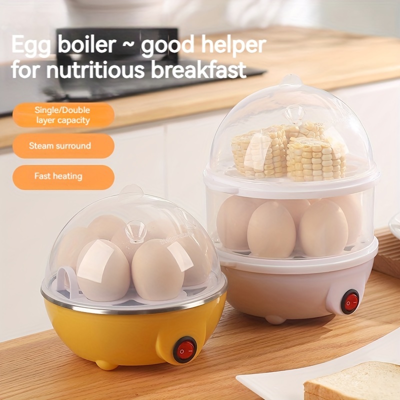 Mini Fast Egg Cooker Multifunctional Single Breakfast Electric Egg Cooker  Small Egg Cooker