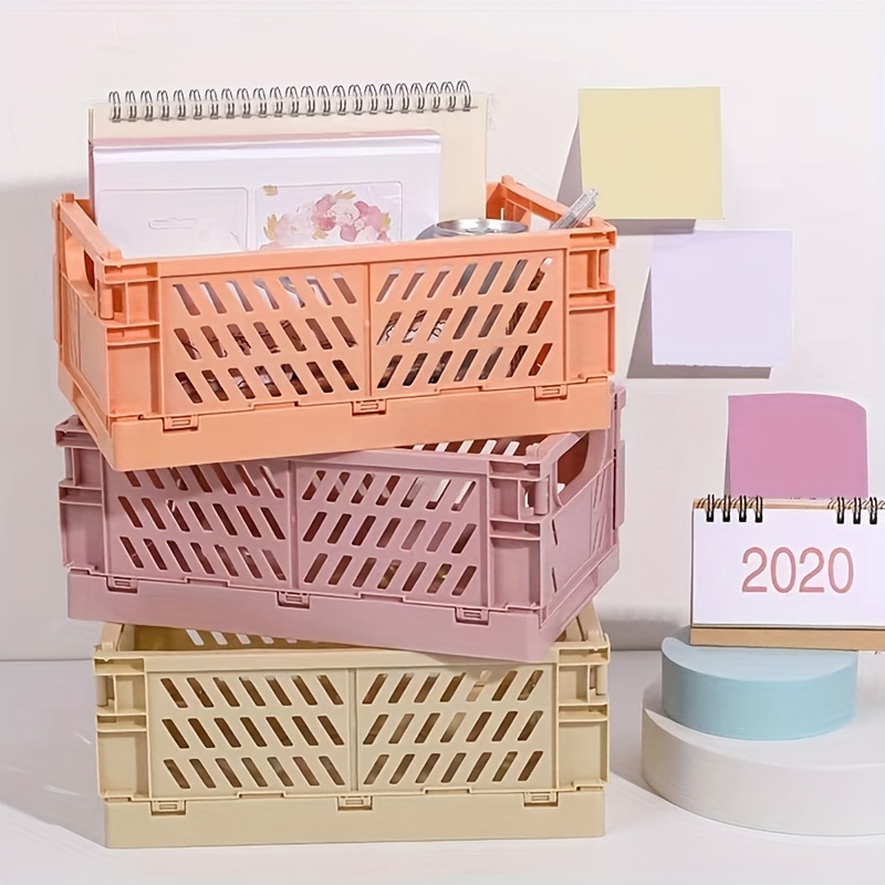 Large Capacity Stationery Toy Basket Desktop Cosmetic - Temu