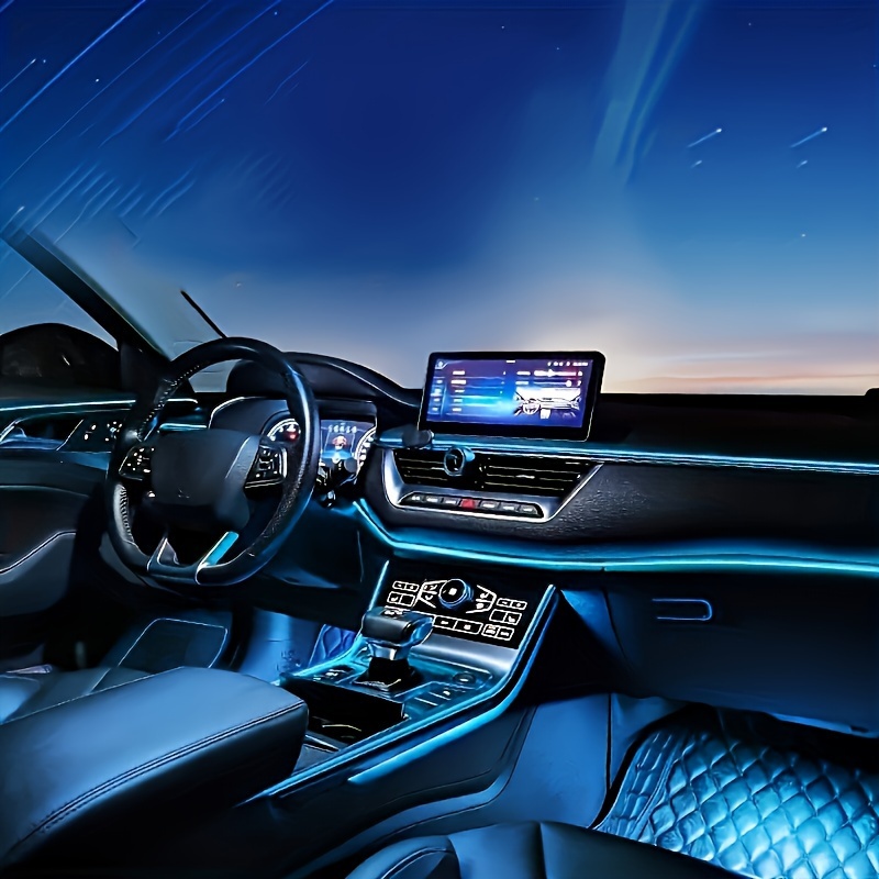 2m Voiture Intérieur LED Lumière Froide Autocollants Pour Mercedes