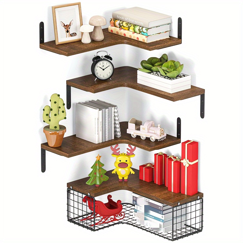 Corner Floating Shelves, Corner Shelf, Corner Shelves, Floating Shelves,  Wooden Shelves, Nursery Shelves, Rustic Shelves, Bathroom Shelf 