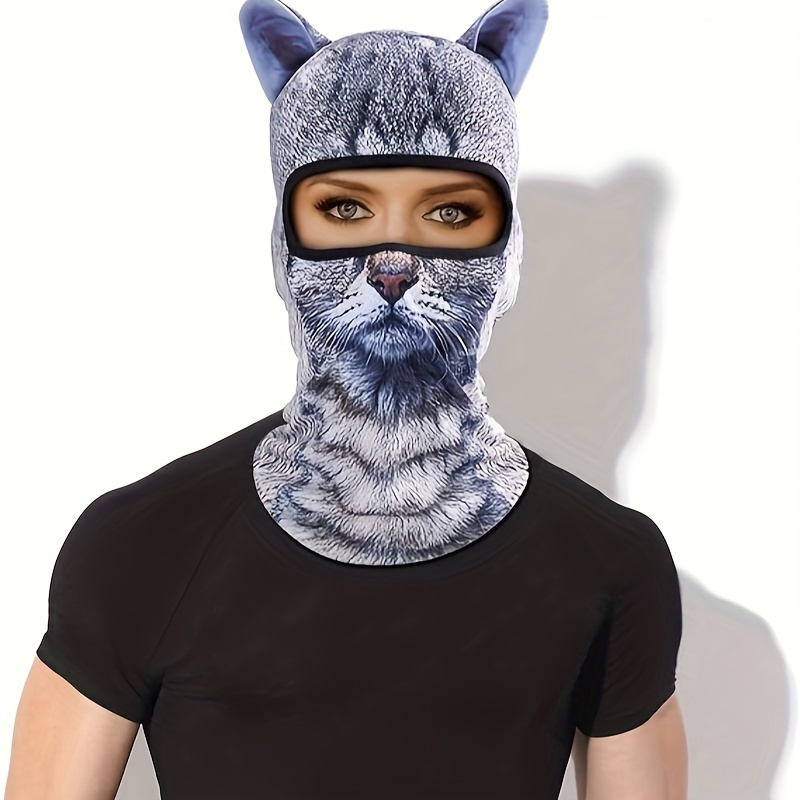 Cat Mask Women Men Balaclava Summer Full Face Hat Animal - Temu Canada