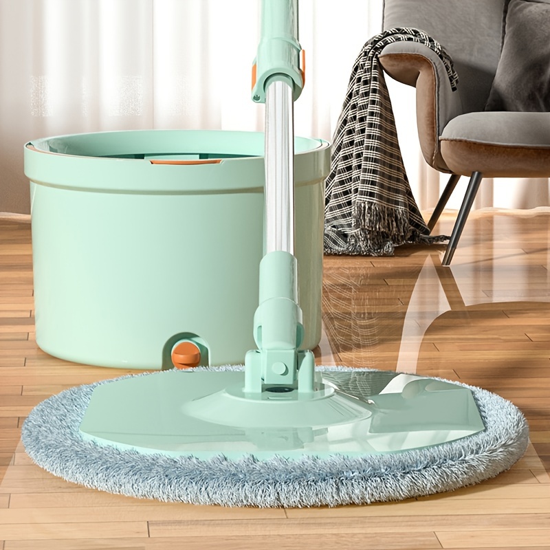 Sistema de limpieza de microfibra para mopa de piso, lavable y microfibra  reutilizable para madera dura, laminado y azulejos, trapeador de polvo