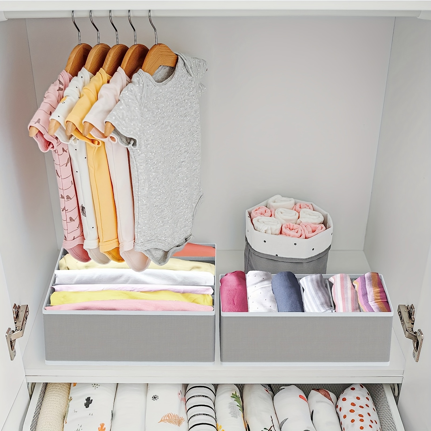 Underwear Storage Box, Foldable Closet Organizers And Storage