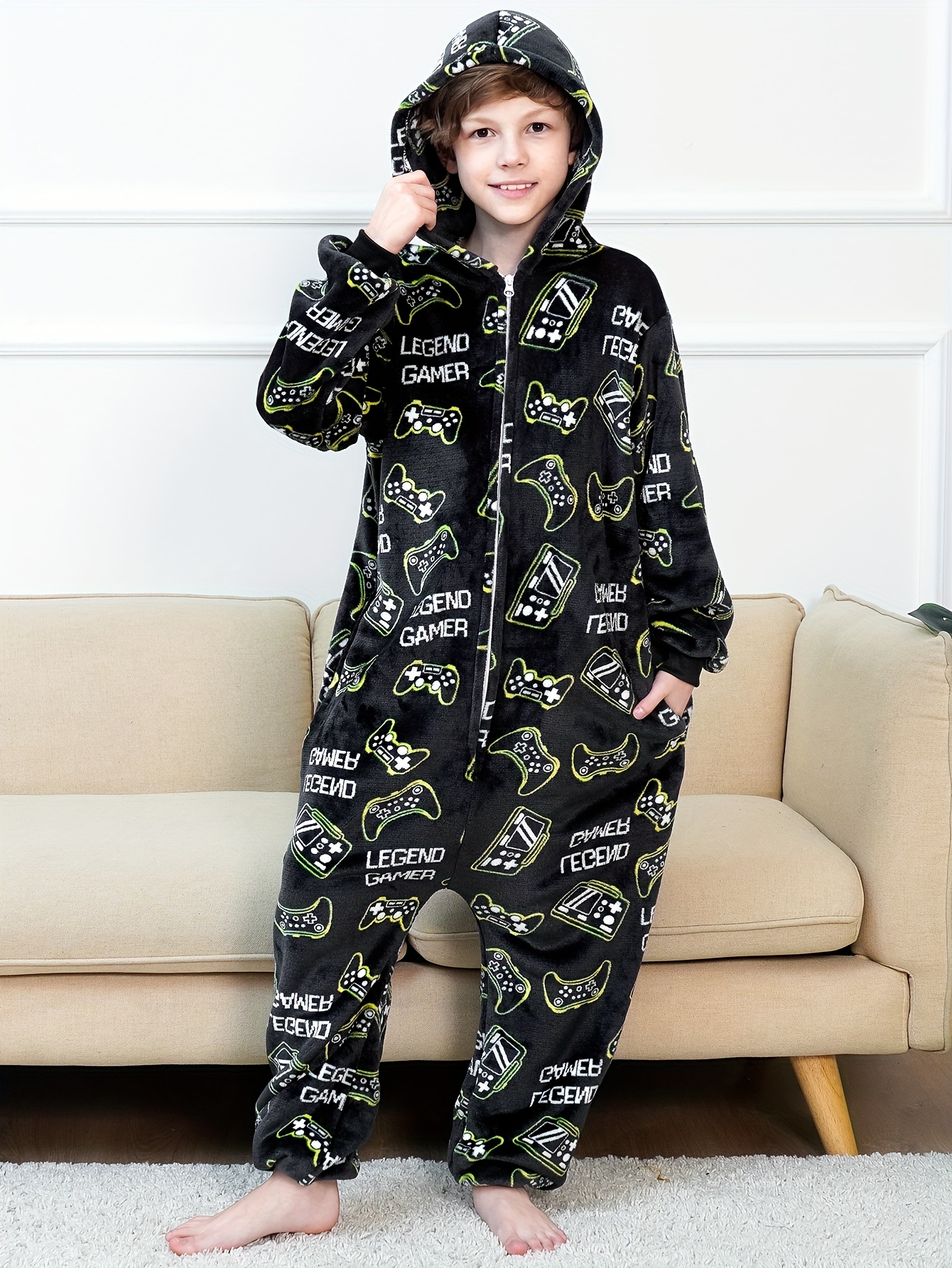 Adult Onesie Pajamas For Women, Christmas Winter Warm Flannel Hoodie  Jumpsuit One Piece Nightwear Sleepwear - Temu