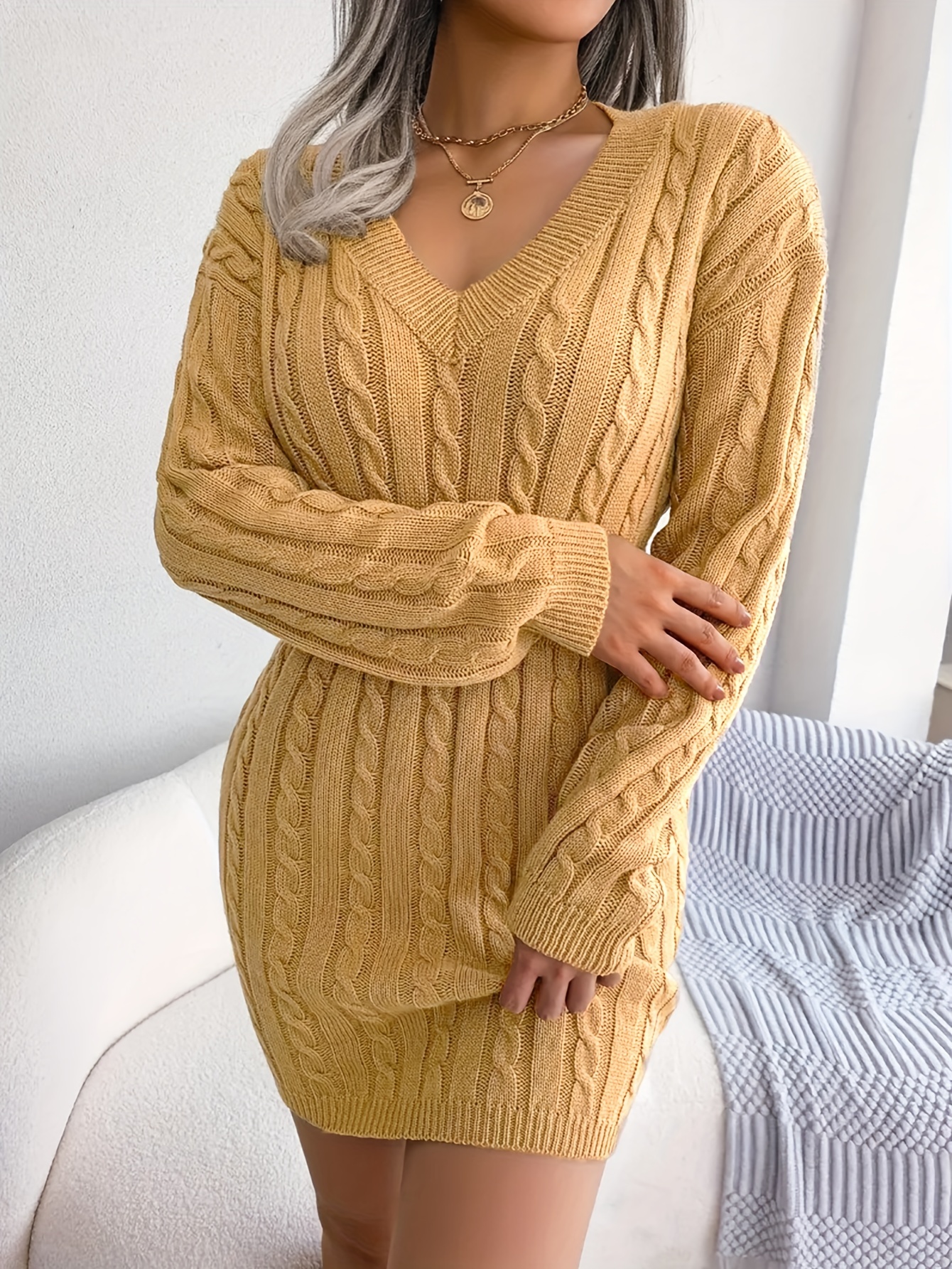 Pull robe grande clearance taille