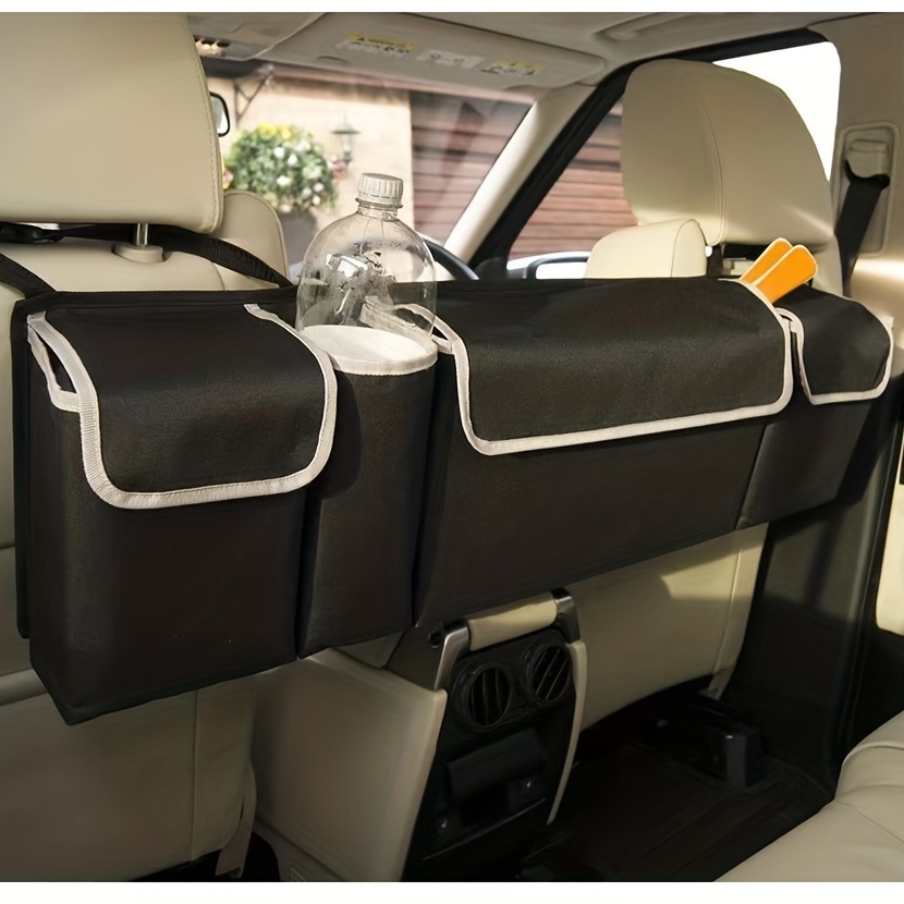 TUABUR Auto-Rückenlehnentasche Hängende Aufbewahrungstasche für die  Autositzlehne, Hochwertiges, langlebiges PU-Leder für eine elegante  Fahrzeugumgebung.
