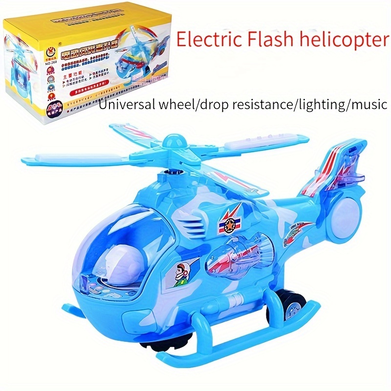 Hélicoptère télécommandé, jouet pour enfants avec lumière, manette