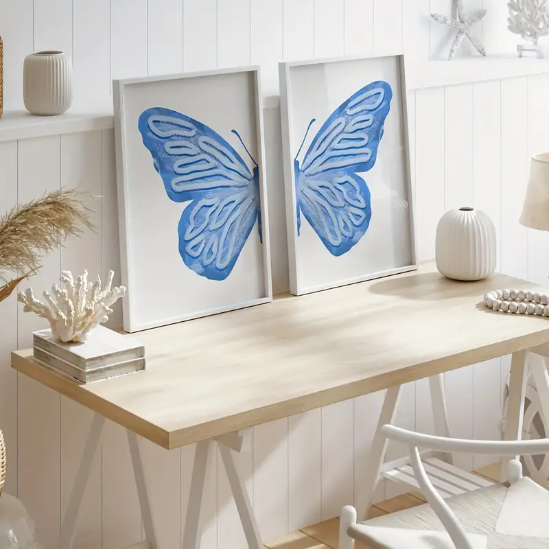 Split Butterfly Wall Art Set Teen Girl Room Decor - Temu