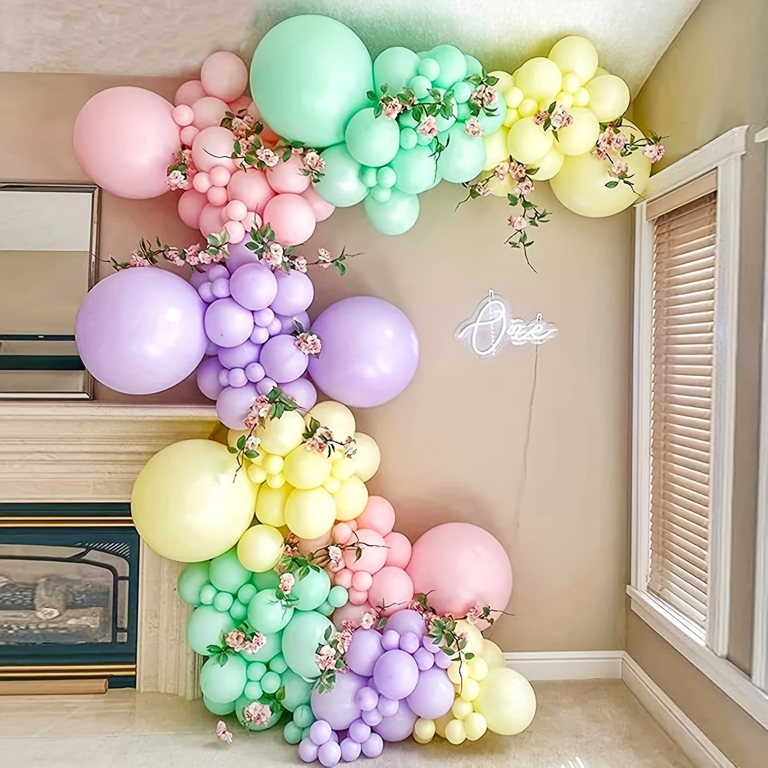 110 Piezas Kit Arco Guirnalda Globos Pastel Diferentes - Temu