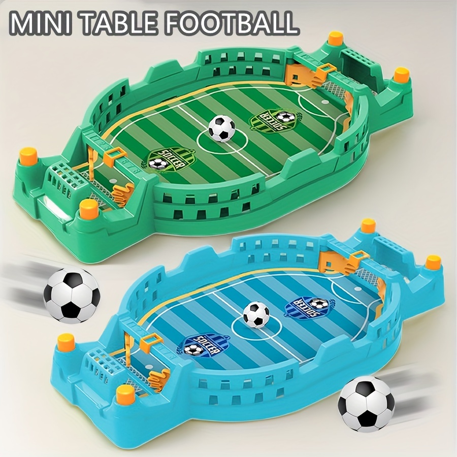 Kyoffiie Mini Foosball Games Tabletop Football Game Set for Kids 2-Player  Desktop Soccer Game Portable Parent-Child Interactive Table Top Toys Gift  for Kids Adults Family Indoor Sports 