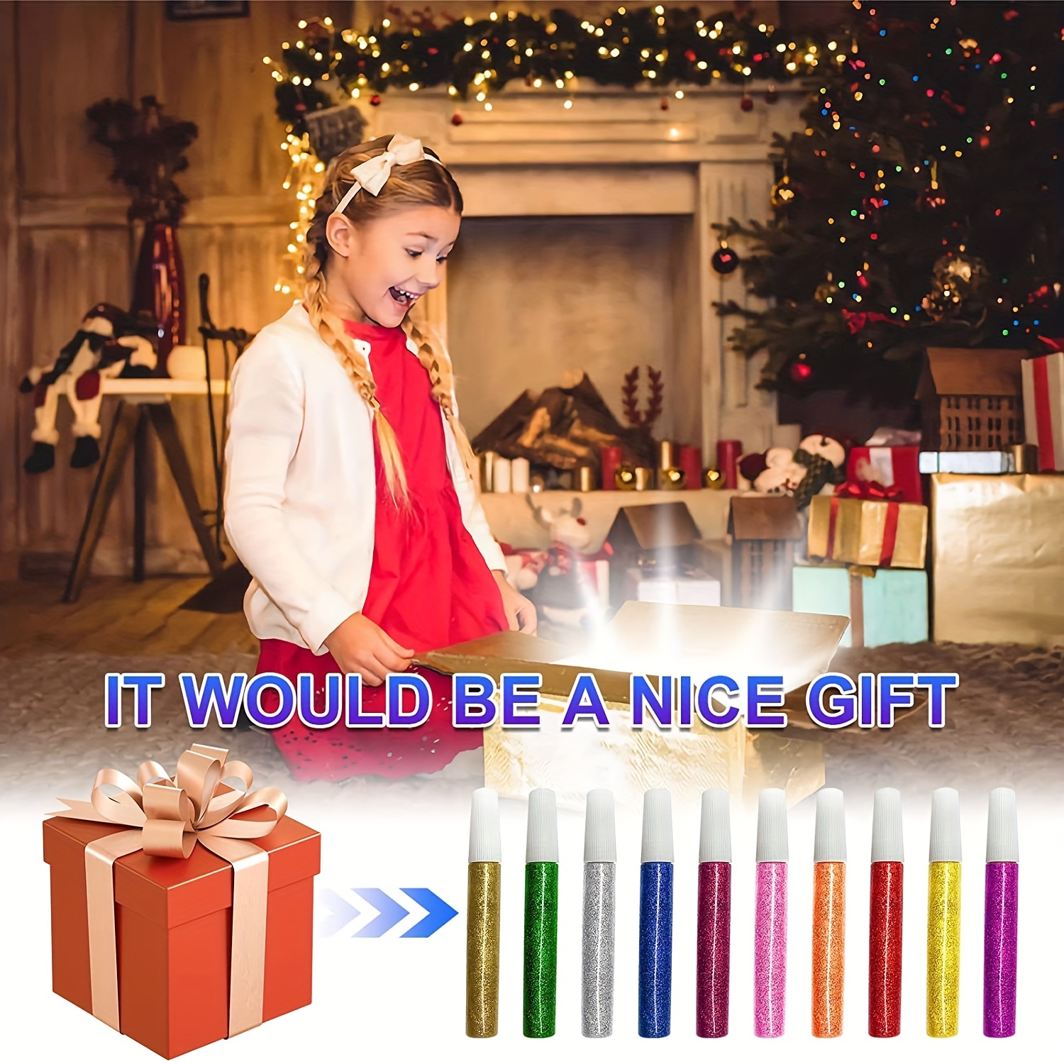 Glitter Glue Pens for Crafting Glitter Pens for Christmas