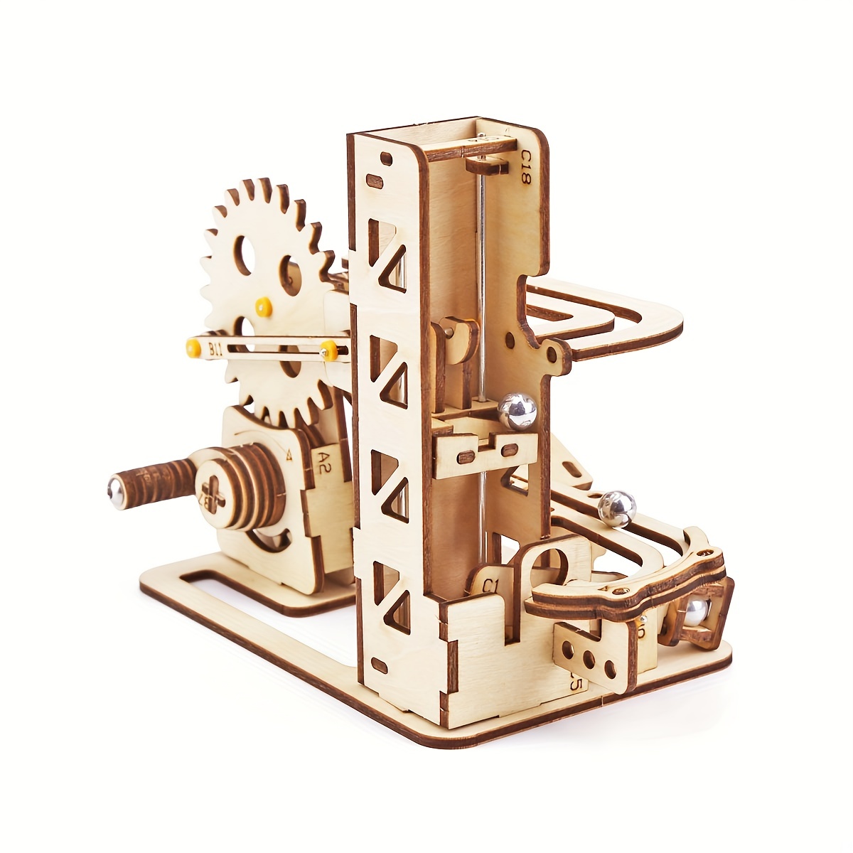 Robotime DIY 3d Puzzle mécanique en bois Modèle de construction