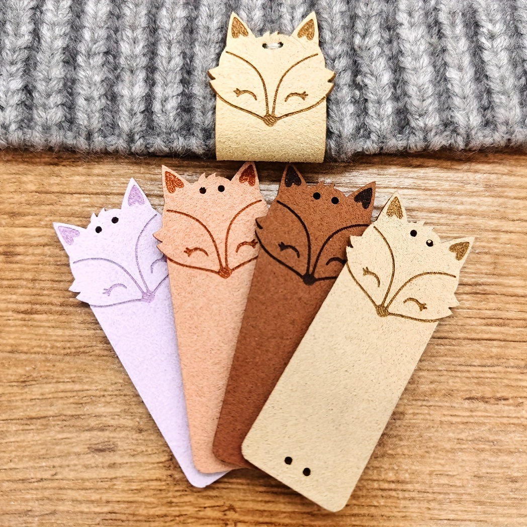 TEHAUX 150pcs Handmade Leather Tag Clothing Handmade Tag Tags for Handmade  Items Handmade Label Tags Label Knitting Accessories Labels for Crochet