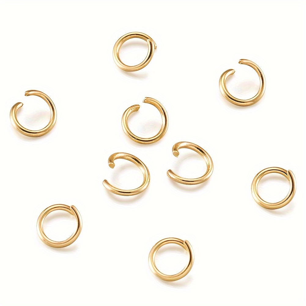 6mm 18K Gold Plated Stainless Steel Jump Rings, Open Jump Rings, 20 Gauge  Jump Rings, Bulk Gold Jump Rings, Jewelry Findings