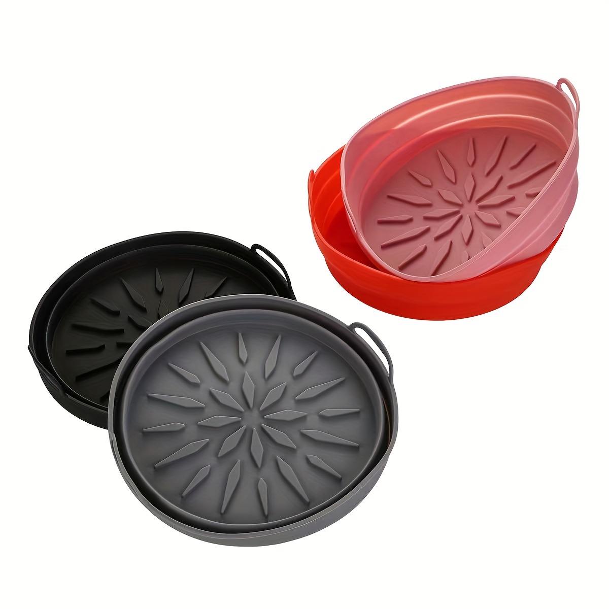 1pc, Rivestimento Per Friggitrice Ad Aria In Silicone Pieghevole (Top 8.07  ''), Rivestimenti Per Friggitrice Ad Aria Pieghevoli Pot, Ciotola In  Silicone, Vassoio Da Forno Riutilizzabile, Accessori Per Forno, Utensili Da  Cucina