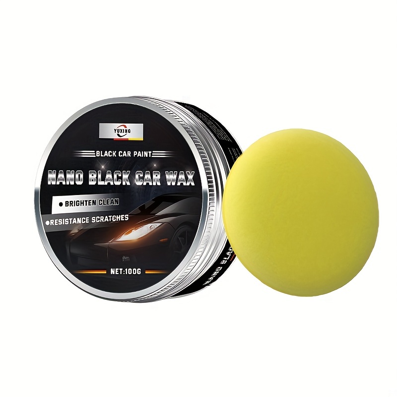 Senior Black Car Wax Polish Paint Care Waterproof Scratch Repair Car  Maintenance Crystal Hard Car Wax