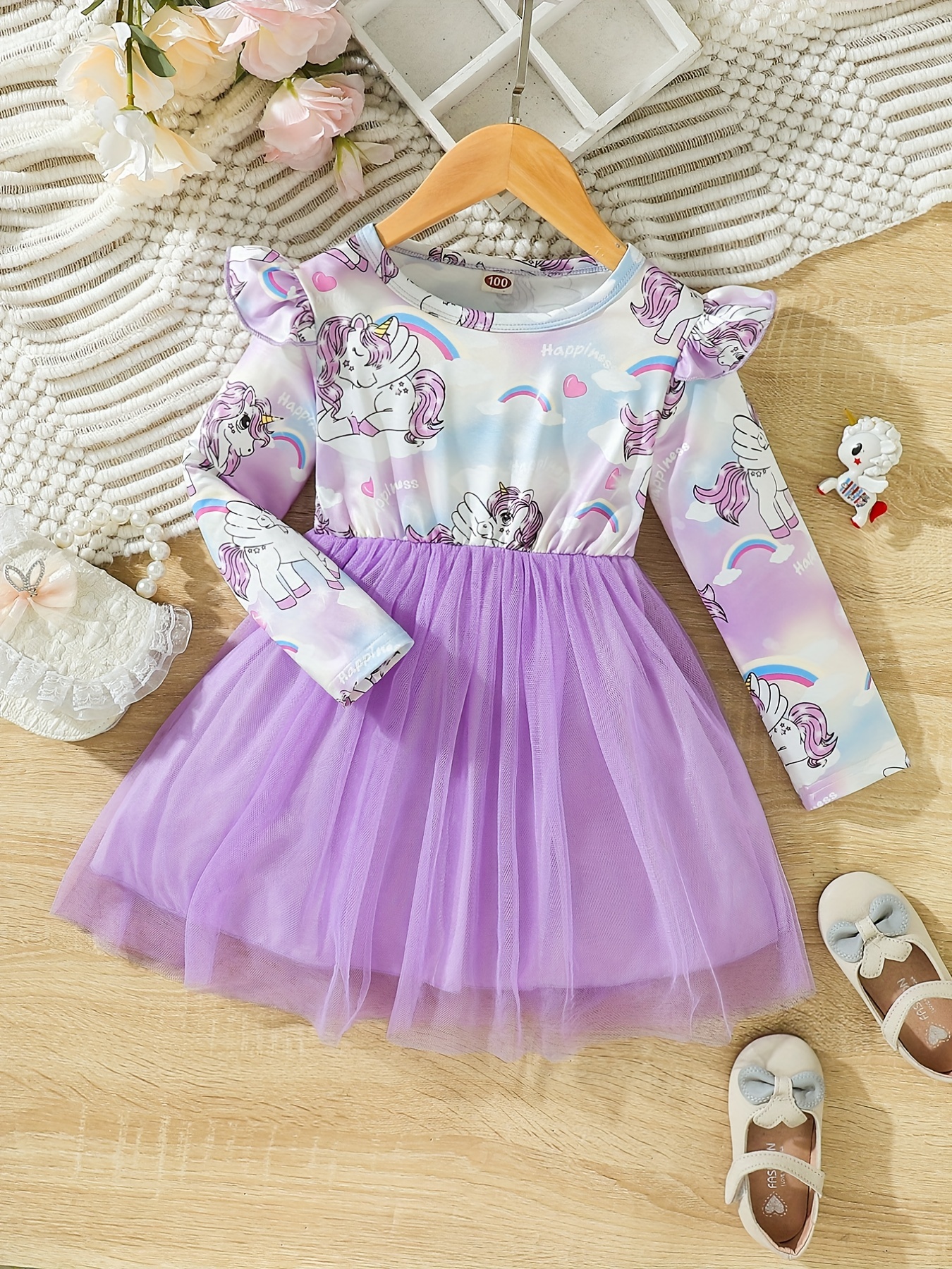 Pink And Violet Unicorn Dress