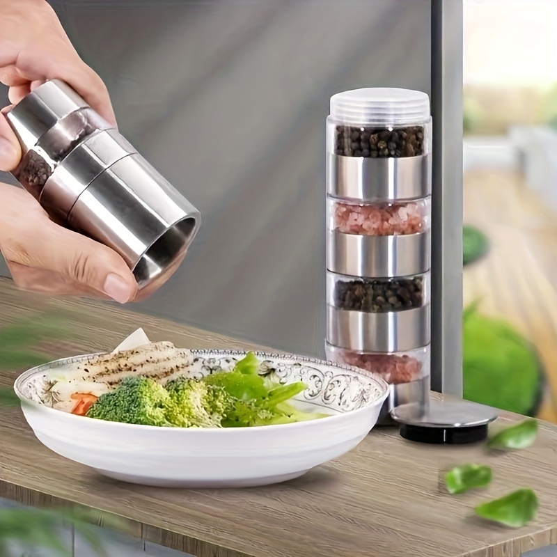 1pcs Refillable Salt Grinder/pepper Grinder/shaker/ Dispenser