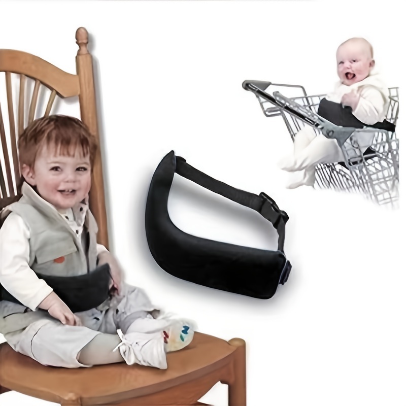 Asiento elevador para mesa de comedor: Silla elevadora portátil para niños  pequeños con hebilla de seguridad y altura ajustable, silla de alimentación