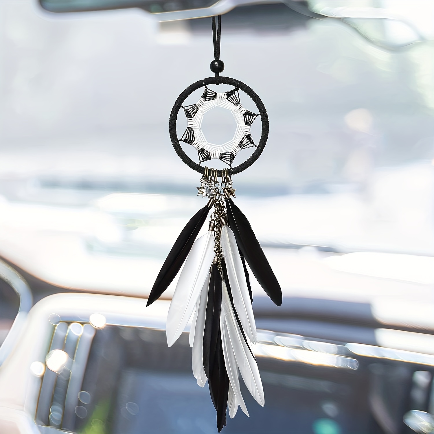 Car Rear Mirror Hang On Toy Dream Catcher Auto Decor Hanging View Interior  Gift
