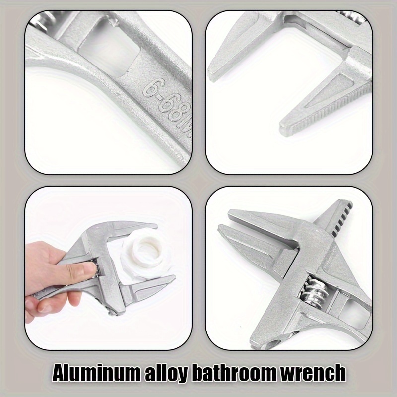 Multi functional Bathroom Wrench Tool Short Handle Large - Temu