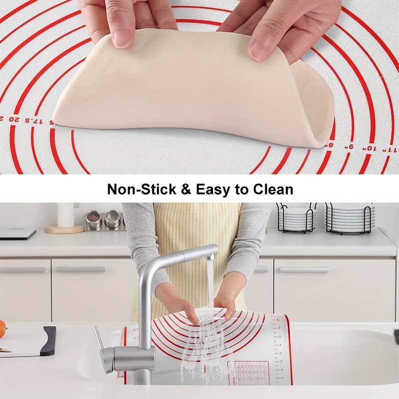 Extra große Silikonmatte Hitzebeständige Folie Wasserdichtes Pad  Küchenthekenschutz Vinyl Bastelmatten Nonip Tischset