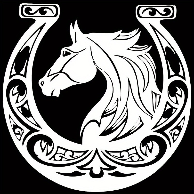 Horse Pattern Decal Sticker Car Vinyl Side Sticker Temu United