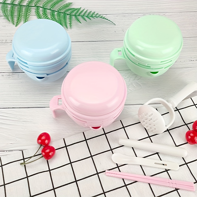 4pcs/set Multifunctional Cute Spiral Bowl For Kitchen Storage And