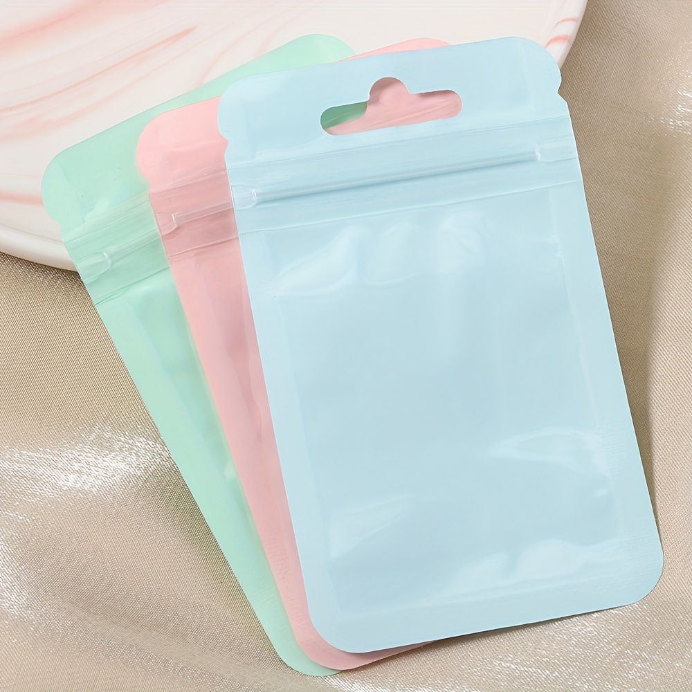 Transparent Plastic Bags With Resealable Ziplock Bags To - Temu