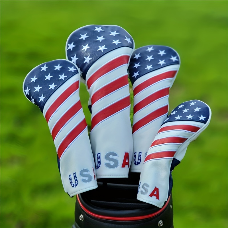 Creative Golf Club Head Covers Set, For Woods, Driver, Fairway, Hybrids, Golf  Accessories For Golf Lovers - Temu Philippines